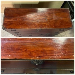 ☆注目?！！☆時代箪笥 和家具 和箪笥 4段 横幅約114cm奥行き