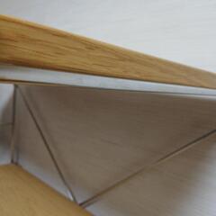 無印良品 ステンレス オーク材 3段ユニットシェルフ オープンラック 