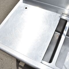 ヤ取終了1/27】≪y392≫美品 2槽 ソイルドシンク/流し台 作業蓋