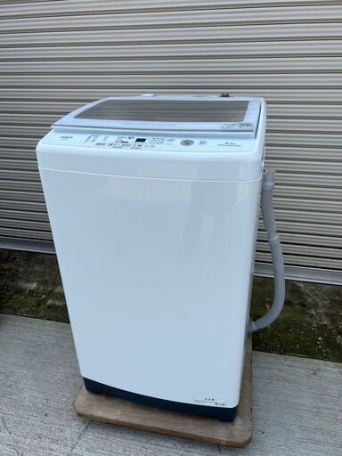 アクア　洗濯機　AQW-V8M　2021年製　中古品