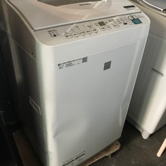 取引場所 南観音 K2209-396 SHARP 5.5kg洗濯機 2020年製 本体凹み