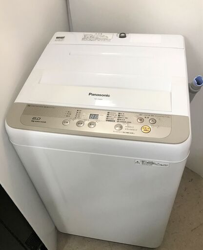 都内近郊送料無料 Panasonic 洗濯機 6.0㎏ 2016年製
