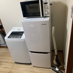 販売履歴 家電セット3点 ＋1 新生活 冷蔵庫洗濯機電子レンジ＋...