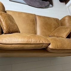 【使用歴1年】三人掛けソファ【ヴィンテージ】