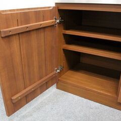 unico/ウニコ STRADA ストラーダ キッチンカウンター オープン W900 ステンレス天板 北欧 レンジ台 中古 店頭引取歓迎 R6479)