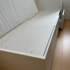 【早い者勝ち】ニトリ シングルベッド フレーム  ホワイト ニトリ シングルベッドフレーム ホワイト