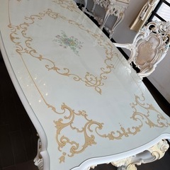 イタリア製シリック　豪華ダイニングテーブル　10月中旬まで