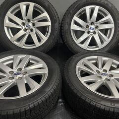【BS BLIZZAK VRX2 205/55R16】スタッドレス【SUBARU インプレッサスポーツ 純正ホイール 16インチ 6.5J5HPCD100+48】　(TF857)クレジットカード QRコード決済可能