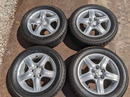 215/60R16 ホイール付き夏タイヤ×4