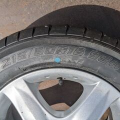 215/60R16 ホイール付き夏タイヤ×4