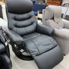 コスモ☆パーソナルチェア☆1Pソファ☆本革☆黒☆ブラック