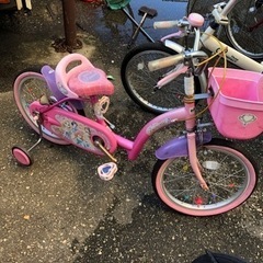 ピンク自転車　子供　プリンセス