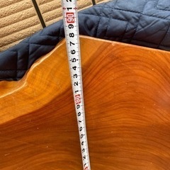 欅　輪切り　座卓　無垢