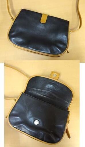 本物 CELINE ショルダーバッグ 斜め掛け可能 24×17㎝ マチ6㎝ ブラック ブラウン レザー オールドセリーヌ 札幌市 白石区 東札幌 本物 CELINE ショルダーバッグ 斜め掛け可能 24×17㎝ マチ6㎝ ブラック