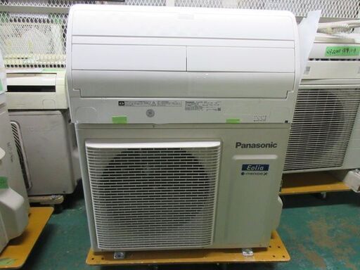 K03500　パナソニック　 中古エアコン　主に10畳用　冷房能力　2.8KW ／ 暖房能力　3.6KW