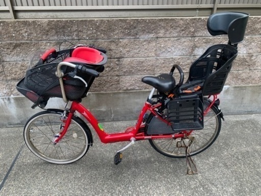 ブリヂストン　自転車　子供2人乗せ可　アンジェリーノ　こども園