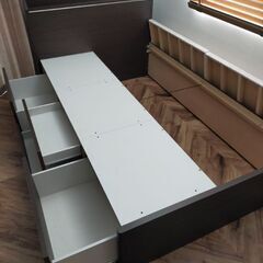 ニトリ セミダブルベット収納付（枠組みのみ） 2018年購入
