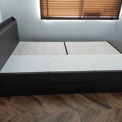 ニトリ セミダブルベット収納付（枠組みのみ） 2018年購入