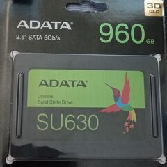 【SSD】ADATAのSU630、９６０GB譲ります（新品未開封）