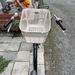 【Y1002】後子供乗せ自転車　前22・後26インチ  前後タイヤ新品　17,160円（防犯・税込）