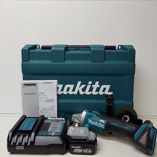 マキタ GA403DRGN 充電式ディスクグラインダ 100mm 14.4v【市川行徳店】【店頭取引限定】【未使用】管理番号：ITWCT0YBZWB4