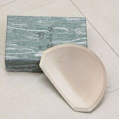 釜師 内脇喜平 琉球風炉 刷毛目釜添 共箱付属 茶道具 銅器 (R2192wY)