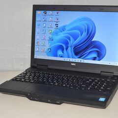 中古ノートパソコン 最新Windows11+office NEC VK27MD-K core i5-4310M 