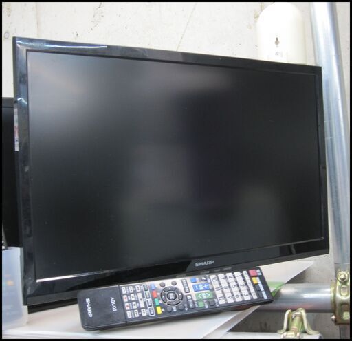 キャッシュレス決済可!11000円 シャープ 22型液晶テレビ リモコン付き 2016年製