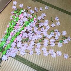 造花　しだれ桜　桜の枝最長115ｃｍ　インテリア　店舗装飾