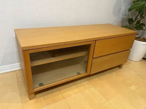 MUJI/無印良品 幅110cm/テレビボード/TVボード/TV台/テレビ台 オーク