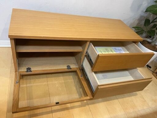 MUJI/無印良品 幅110cm/テレビボード/TVボード/TV台/テレビ台 オーク