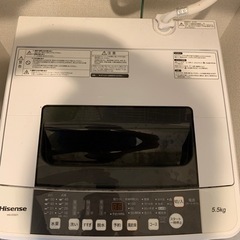 洗濯機　ハイセンセンス　5.5l