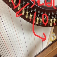 【引き取り限定】青山ハープ 弦切れ ソフトケース無し 引き取り限定】青山ハープ 弦切れ ソフトケース無し