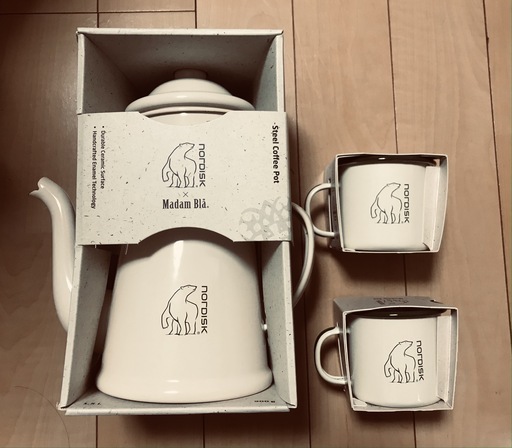 Nordiskノルディスク コーヒーポット、Cup 350ml 2個