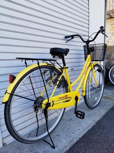 防犯登録料 無料！】27インチ シングルギア 自転車