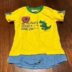【50円】恐竜110半袖Tシャツ　美品