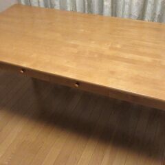 【ミキモク　ダイニングテーブル】【カラトリー入れ付】