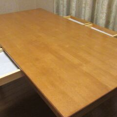 【ミキモク　ダイニングテーブル】【カラトリー入れ付】