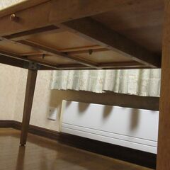 【ミキモク　ダイニングテーブル】【カラトリー入れ付】