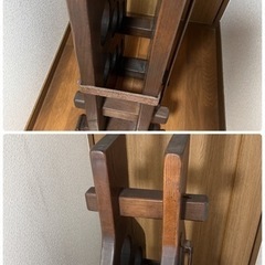 ◆木製ワインラック　18本収納　アンティーク風◆