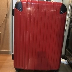 【お譲り先決定】超特大 スーツケース 約100L 赤黒　旅行
