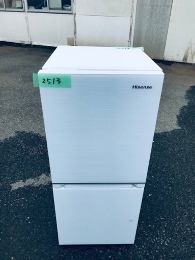 ②✨2021年製✨2513番 Hisense✨ノンフロン冷凍冷蔵庫✨HR-G13B-W‼️