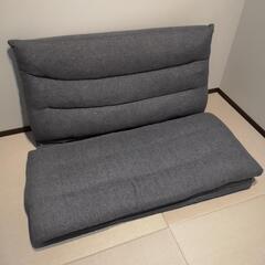 【定価一万円】座椅子　折りたたみ　ベッド　ベット　ソファー　グレー