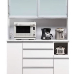 超美品　使用期間一年　食器棚　ファミリータイプ