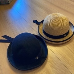 めぐみ幼稚園の帽子（夏、冬）