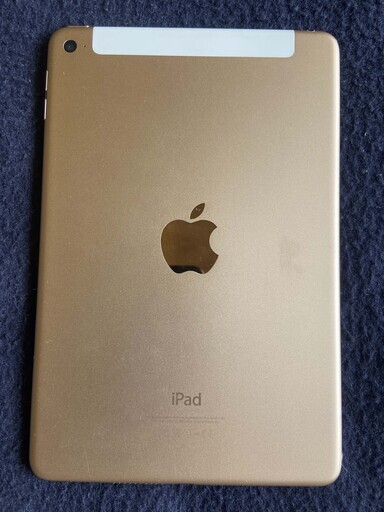 ipad mini 4 A1550 gold wi-fi+cell 64GB SIMフリー バッテリー98