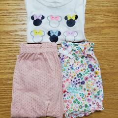 baby GAP Tシャツとパンツ3点セット、サイズ80~90 子供服