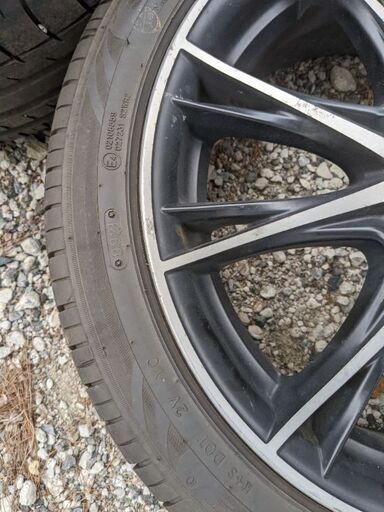 215/45R17 ホイール付き夏タイヤ✕4