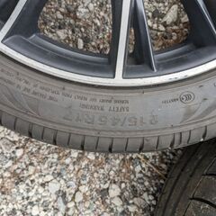 215/45R17 ホイール付き夏タイヤ✕4