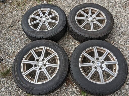 215/60R16 ホイール付き冬タイヤ×4(直接引取)